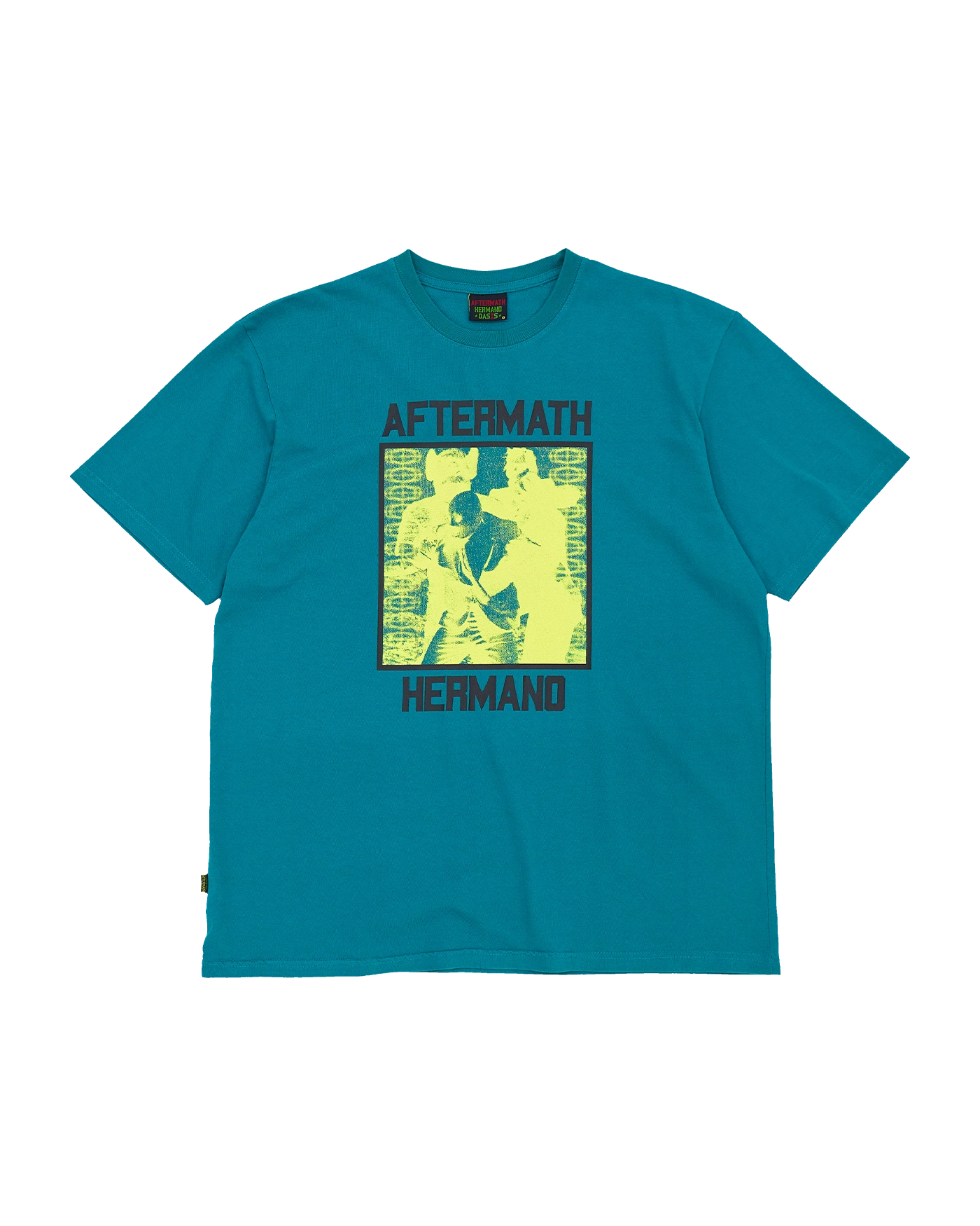 AFTERMATH PIG DYED DOODLE AIM LOGO TEE